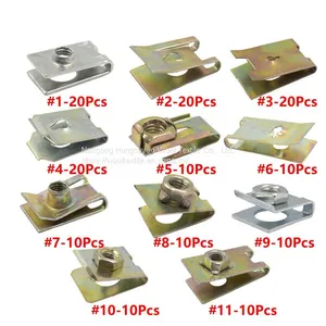 150pcs Metal Auto Body Rivet Fastener Push Clip Screw Kit Tool thumbnail-2