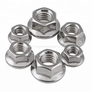 STEEL HEX FLANGE NUTS ISO 4161/ HEXAGON NUTS WITH FLANGE DIN6923/ASME B 18.2.4.4M thumbnail-2