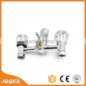 Dual Handle Chrome Bath Shower Faucet Wholesale thumbnail-2