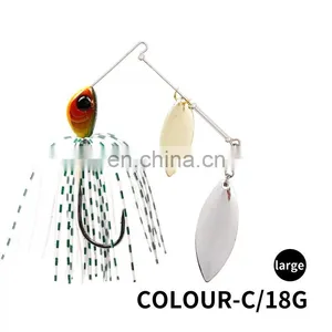 Popular Asian Bait Bearded Guy Bait 13g 17g Rotating Sequin Bait Fake Fish Composite Sequin thumbnail-3