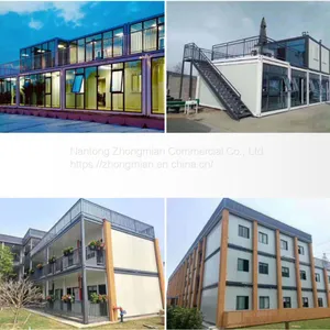 Prefab House Casa Prefabricada for Construction Sites, Villa, Holiday Living House, Garage Etc. thumbnail-4