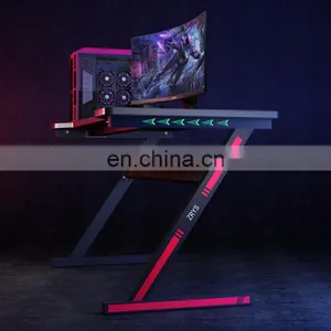 LGB Light Commercial Home Office Simple l Shaped Portable Sit Stand PC Computer Gaming Table Computer Desks thumbnail-4
