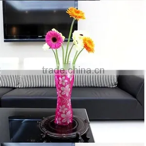 Popular and Fashionable Plastic Pvc Vase For Giftware thumbnail-1