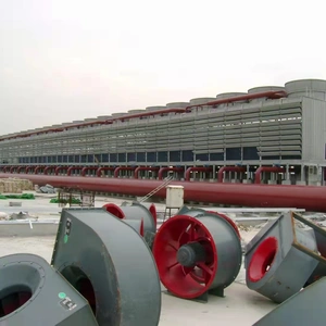 Square Closed Counterflow Hyperbolic Cooling Tower Design Frp Gfnl-250 Reverse Flow thumbnail-3