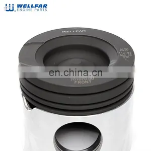 Diesel Engine Steel Piston for Cummins ISC 4089944/4941395(TOP)/3966721(SKIRT) thumbnail-1