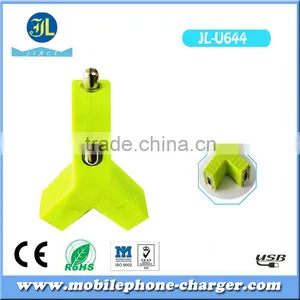 Zhongshan Factory Price Custom LOGO 2 Ports USB Car Charger Use for Cell Phone thumbnail-1