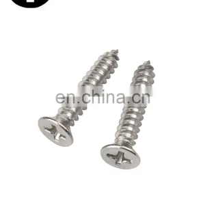 High Quality Flat Countersunk Head Self-tapping 1mm Screws Cross Recessed Wood Screws thumbnail-3