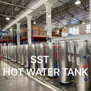 Settle Falling Coal Imports 100-200L Stainless Steel Household Heating Sanitary Wide Area Asceptic Buffer Tank Water Boiler thumbnail-1