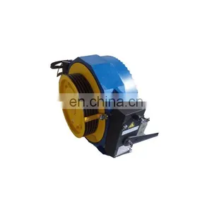 Elevator Traction System Roping 1:1 2:1Elevator Gearless Traction Machine thumbnail-1