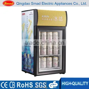Supermarket Direct Cooling Vertical Mini Display Fridge Showcase thumbnail-1