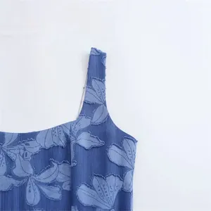 Spring New Dress, Women's Print, Slim Fit and Slimming, Casual Suspender Design, Niche and Versatile thumbnail-4