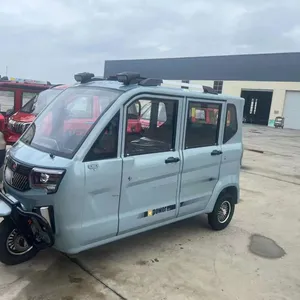Safety and Best Price 3 People Electric Tricycle Passenger Closed Electric Tricycles thumbnail-2