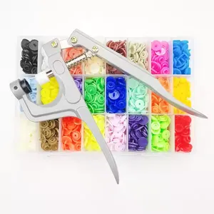 Classic Garment Resin Button 14mm Double Cap Snap Fastener Plastic Button for Baby Clothes thumbnail-4