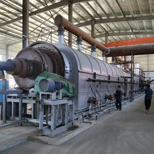 50tpd Waste Tyre Pyrolysis Plant From China Automatic Continuous Pyrolysis System thumbnail-5