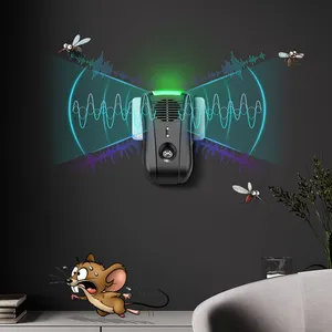 Dual Speaker Ultrasonic Pest Repeller With Night Light AN-A837 thumbnail-1