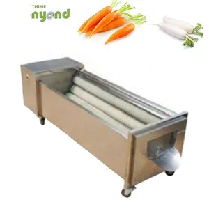 Factory Genyond Sweet Potato/ Onion/walnut/ Carrot Brush Washer Washing Machine Peeling Cleaning Machine thumbnail-1