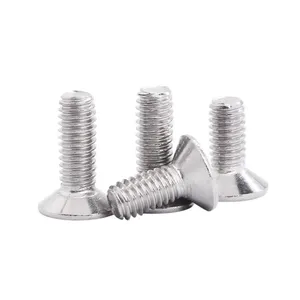 Grade 304 316 Csk Head Hex Slot Machine Screws DIN7991 thumbnail-3