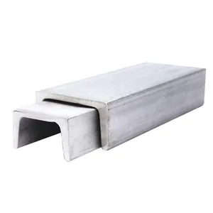 304 Stainless Steel U Channel Bar for Slaughterhouse Meat Processing Equipment Sanitary Structure thumbnail-1