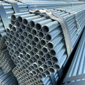 Q235 Hot Dip Galvanized GI Pipe Anti Corrosion Zinc Coated Tube for Agricultural Greenhouse Frame thumbnail-1