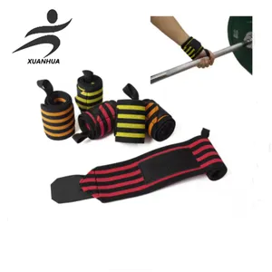 Grips Wrist Wraps for Weightlifting | Weight Lifting Wrist Straps for Weightlifting | Extra Strength Gym Wrist Wraps thumbnail-1