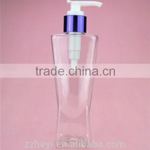 8oz 250ml Clear Square Plastic Lotion Bottle Empty for Sale thumbnail-1