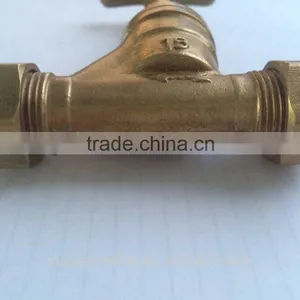 High Quality 1/2 Inch Water Pipe Angle Brass Water Stop Valve thumbnail-4