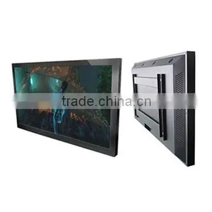 32" Video Wall Mount Led tv Advertising All in One Touch pc hd Touch Screen Monitors Led Advertising Panel Digital Totem Signage thumbnail-3