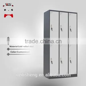 WLS Unique Design Colorful Storage Cabinet 6 Door Metal Locker With Good Price thumbnail-4