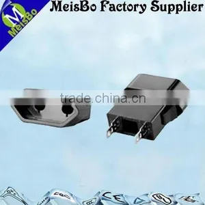 Electrical Mini Flat 2 Pin Power Switch Socket Outlet Plug thumbnail-1