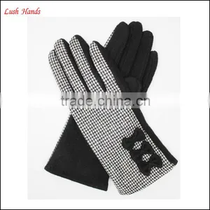 Girls Sexy Dresses Electrical Gloves With Bows for Winter Wholesale thumbnail-2
