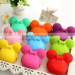 Customized Design Eco-friendly Silicone Mini Wallet With Zipper thumbnail-2