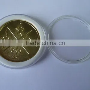 Acrylic Box Bronze Antique Metal Coin Souvenirs thumbnail-2