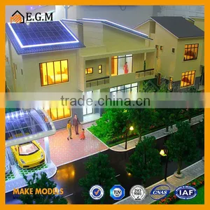 Miniature Solar Solar Energy Roof House Model thumbnail-2