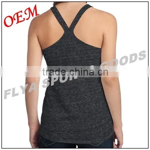 Customized Eco-friendly Athletic Women Gym Singlet, Women Bodybuilding Vest Wholesale Quality Choice thumbnail-2