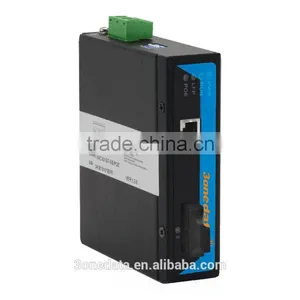 1-port Gigabit Industrial PoE Media Converter thumbnail-1