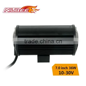 36w 7" Led 4x4 Atv Light Bar Reflector thumbnail-3