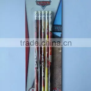 7" Nature Wood Top Eraser Color Pencils Wholesale thumbnail-1