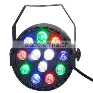 Par Light 12 LED Super Wonderful Mini Stage Light DMX512 Control Lighting For Party Show KTV DJ Wedding thumbnail-3