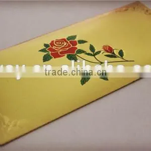 Gold Red Rose Envelope Custom Made Gold Foil Envelope/other Types Envelopes /other Types Envelopes thumbnail-1