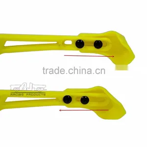 BJ-LG-004 Wholesale Motorbike Accessories Yellow Bent Style Plastic Adjustable Motorcycle Lever Guard thumbnail-6