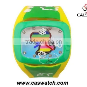 Multi Color Kids Silicone Rubber Band Watch OEM Children's Quartz Watch thumbnail-1