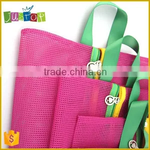 JUSTOP New Design 4 in 1 Mesh Fabric Travel Organizer Bag in Bag Set thumbnail-2