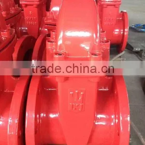 AWWA C515 FLANGE DUCTILE IRON GATE VALVE thumbnail-1