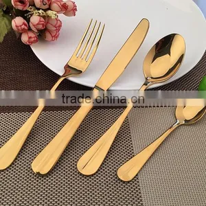 New Style Gold-plated Color Flatware Cultery Set 6003 thumbnail-1