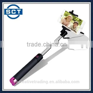 Selfie Stick Wired With Mirror thumbnail-2