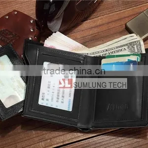 RFID Blocking Wallet, Credit Card Coin Wallet. RFID Blocker Unisex Wallet Purse Card Coin Holder Organizer thumbnail-2
