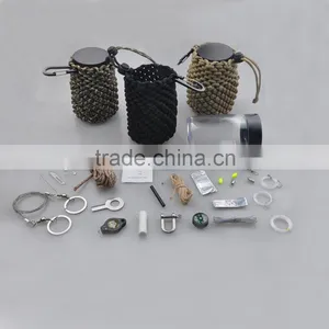 Wholesale Outdoor Hiking and Fishing Paracord Bottle Survival Gear thumbnail-5