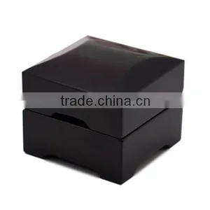 Matte Black Gift Box Wooden Ring Box thumbnail-2