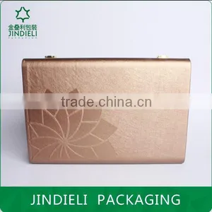 Hot Stamping Beauty Flower Brown Cosmetic Box Packaging thumbnail-2