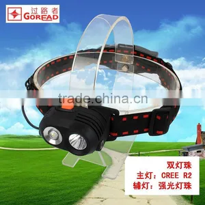 Goread GD13 Aluminum Black R2 Head Light High Bright Hunting Equipment thumbnail-1